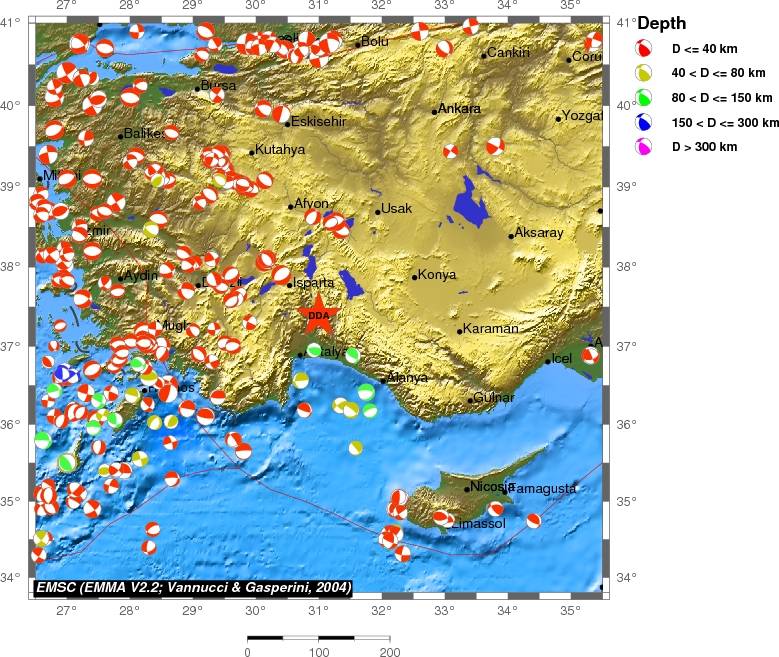 Regional moment Tensor