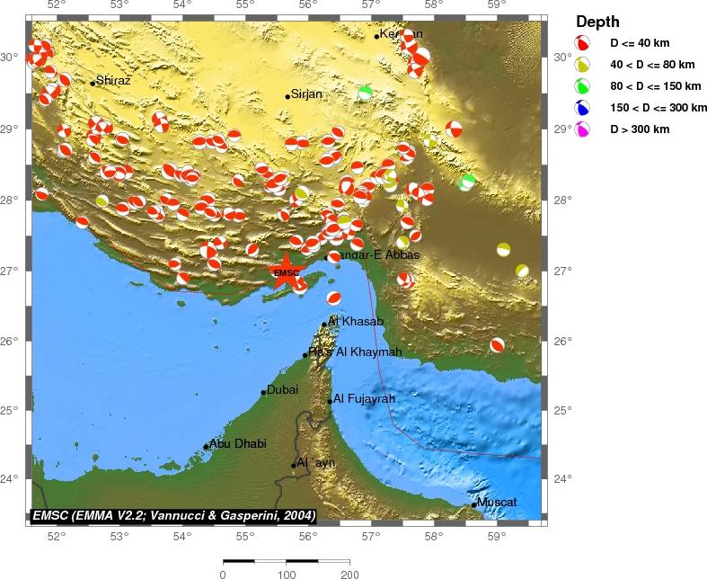 Regional moment Tensor