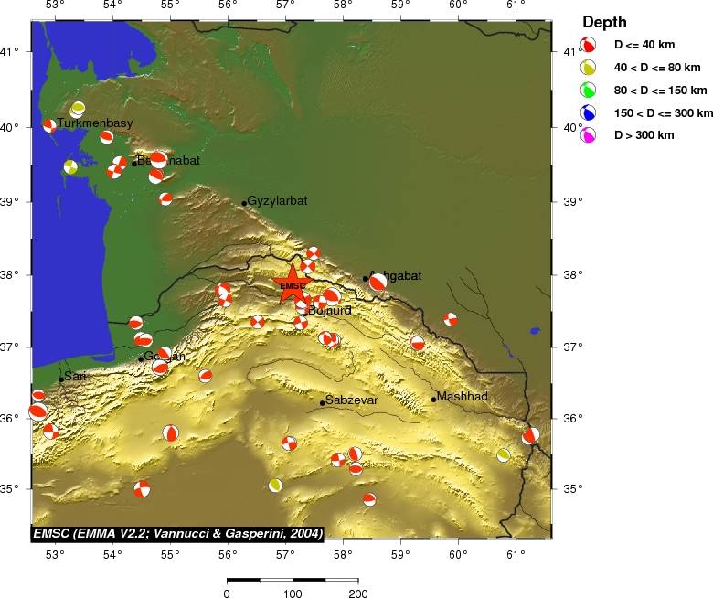 Regional moment Tensor