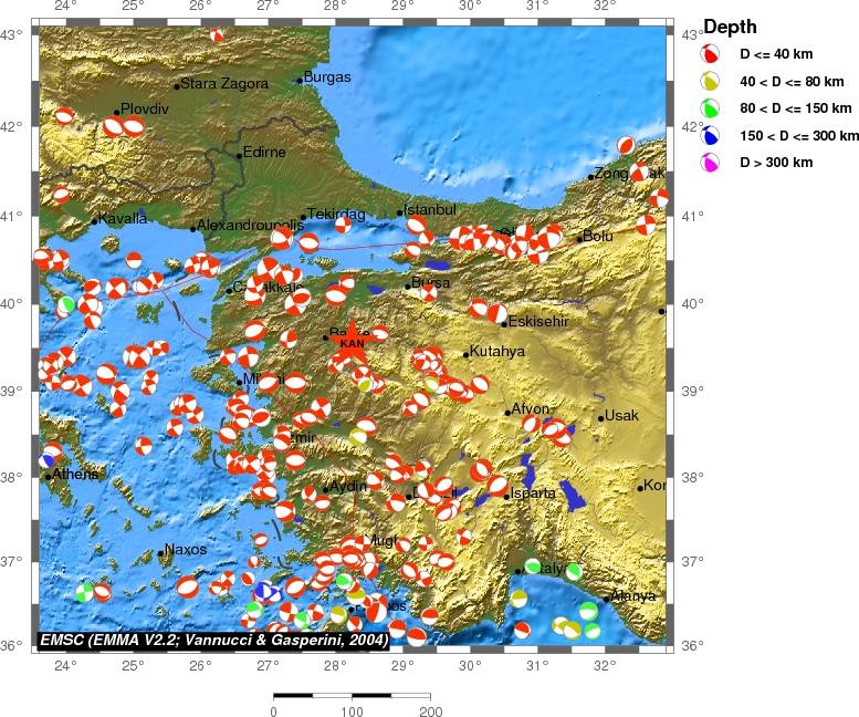 Regional moment Tensor