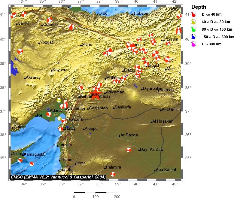 Regional moment Tensor