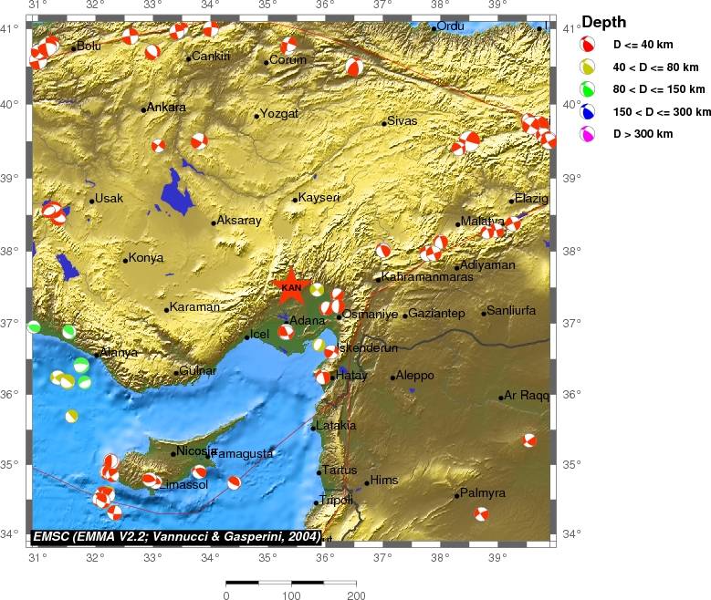 Regional moment Tensor