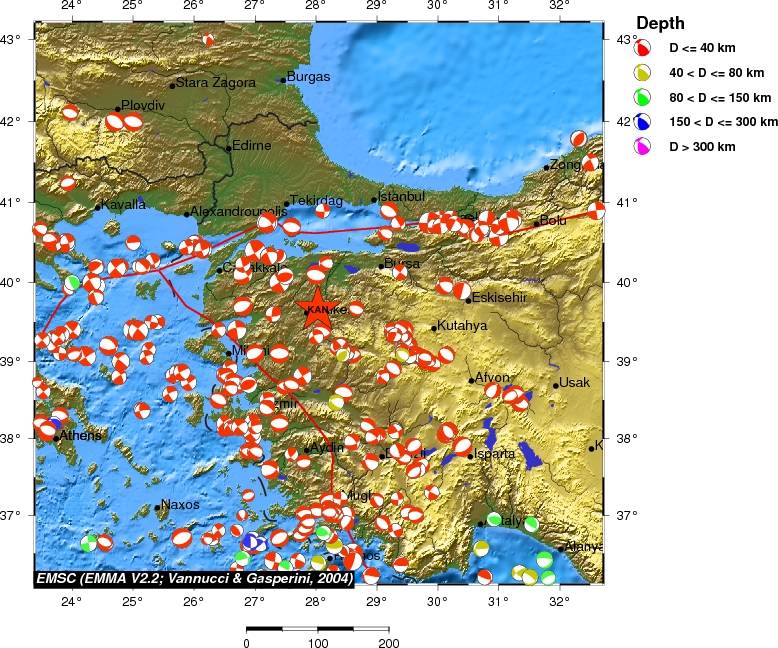 Regional moment Tensor