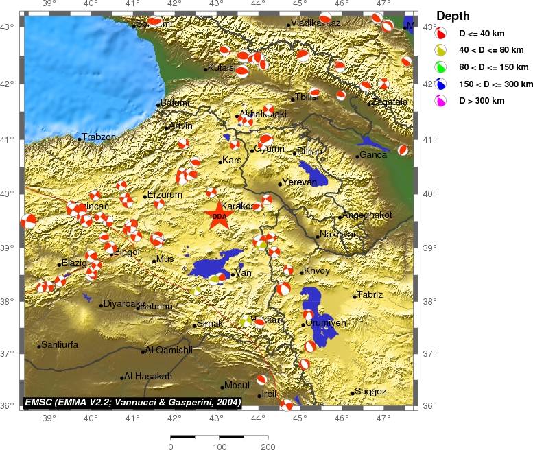 Regional moment Tensor