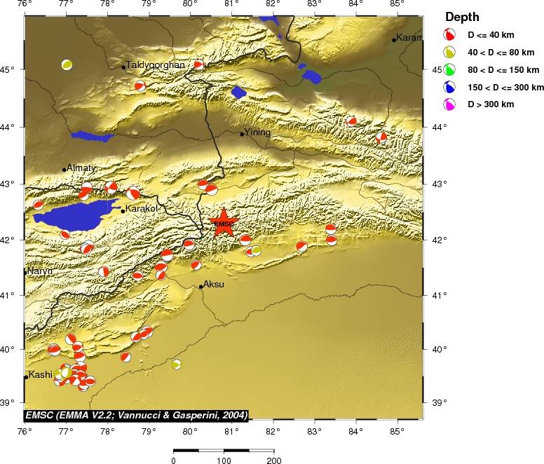 Regional moment Tensor