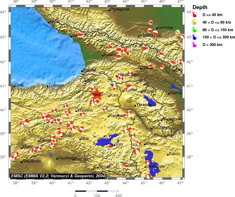 Regional moment Tensor