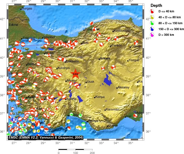 Regional moment Tensor