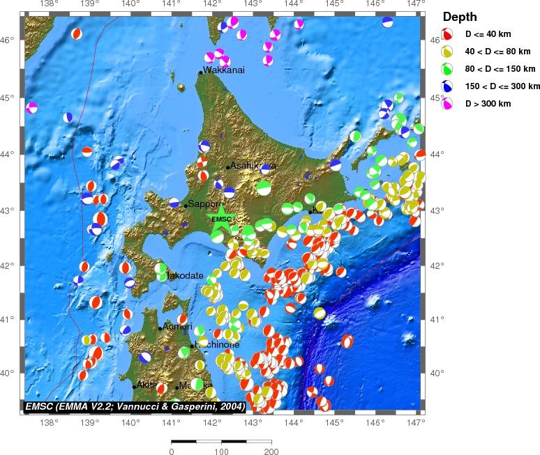 Regional moment Tensor