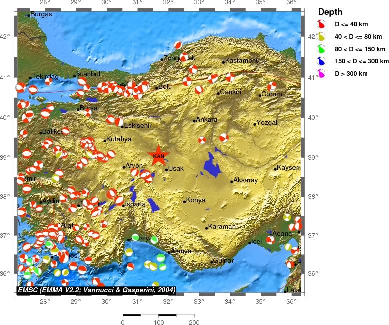 Regional moment Tensor