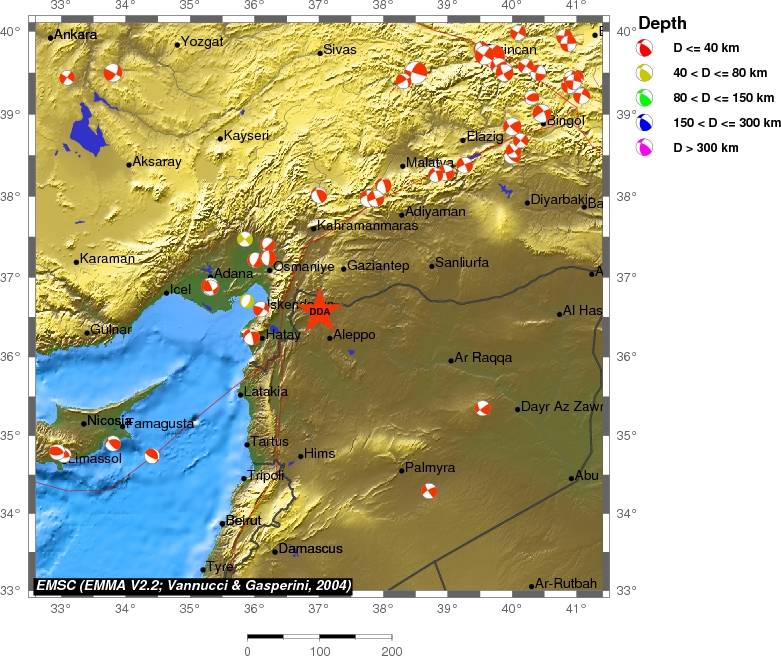 Regional moment Tensor