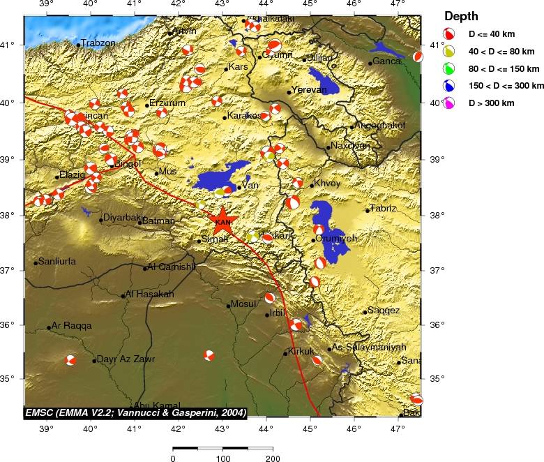 Regional moment Tensor