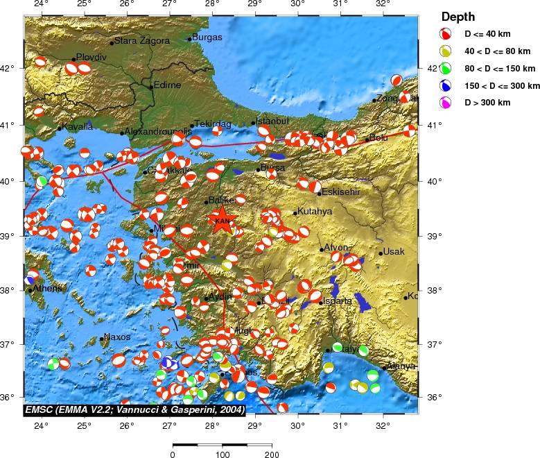 Regional moment Tensor