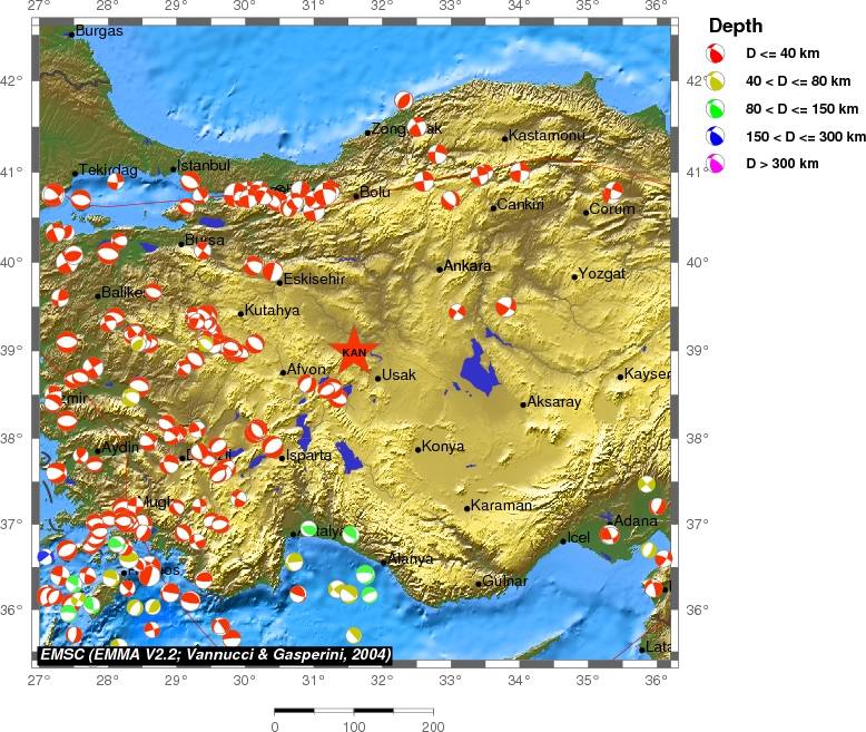 Regional moment Tensor
