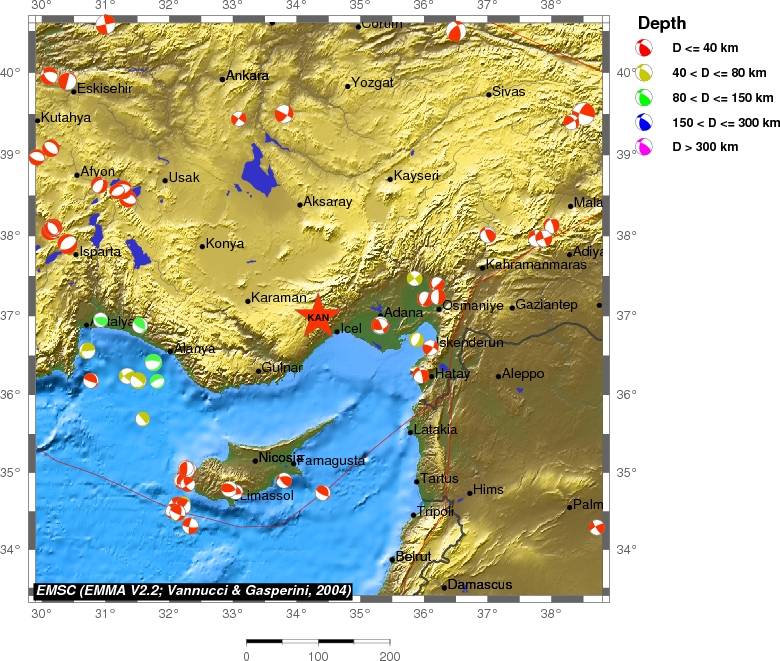 Regional moment Tensor