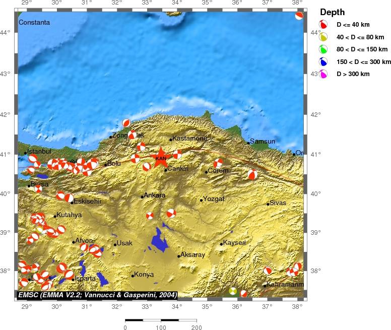 Regional moment Tensor
