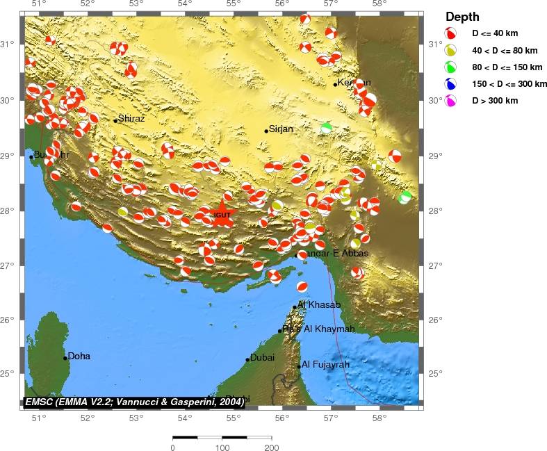 Regional moment Tensor