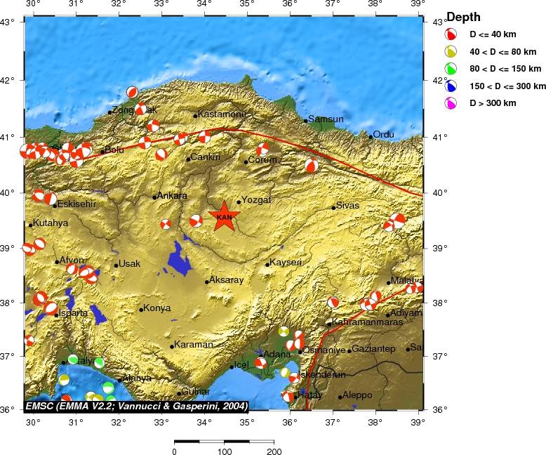 Regional moment Tensor