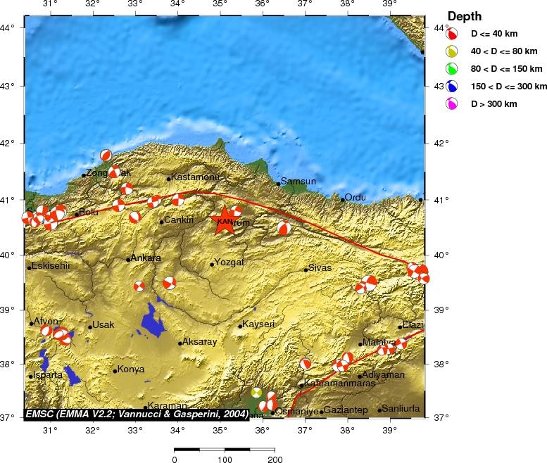 Regional moment Tensor