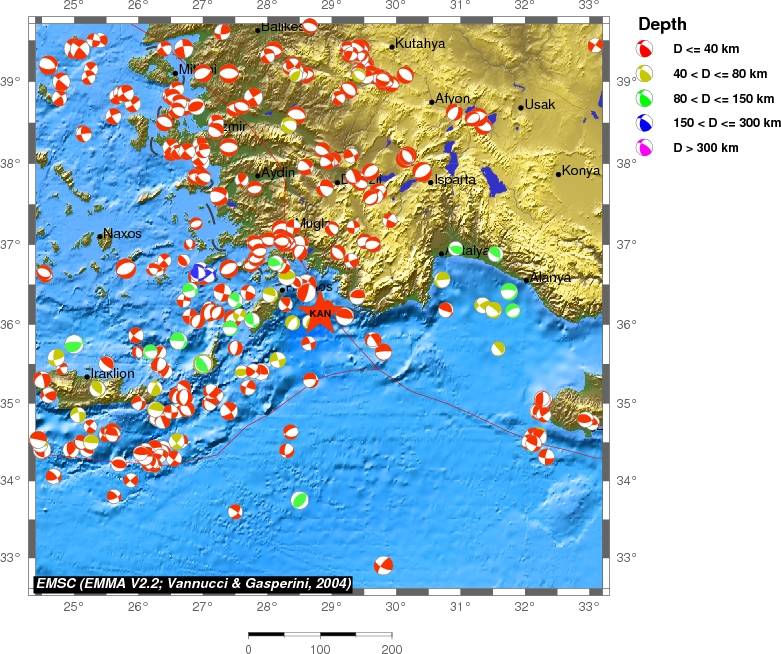 Regional moment Tensor
