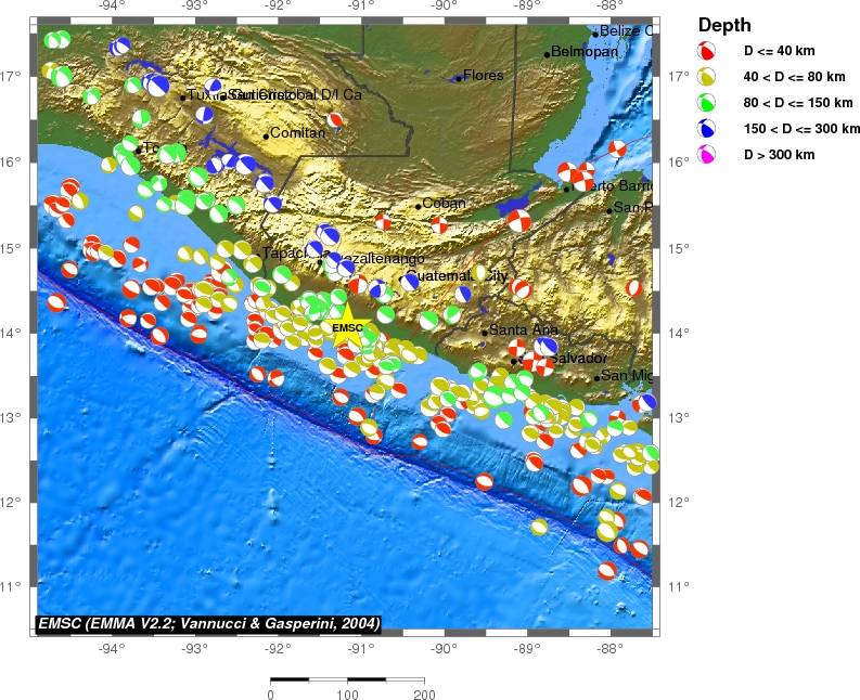 Regional moment Tensor