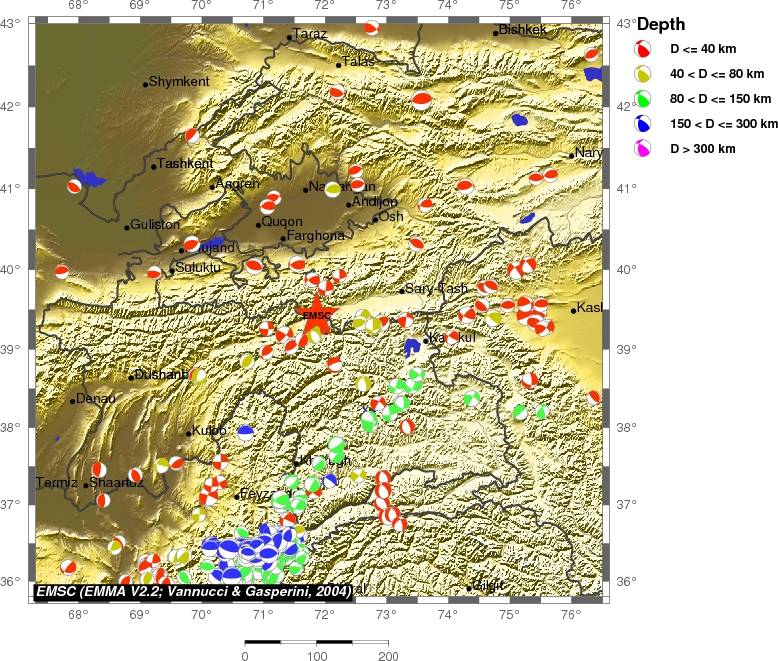 Regional moment Tensor