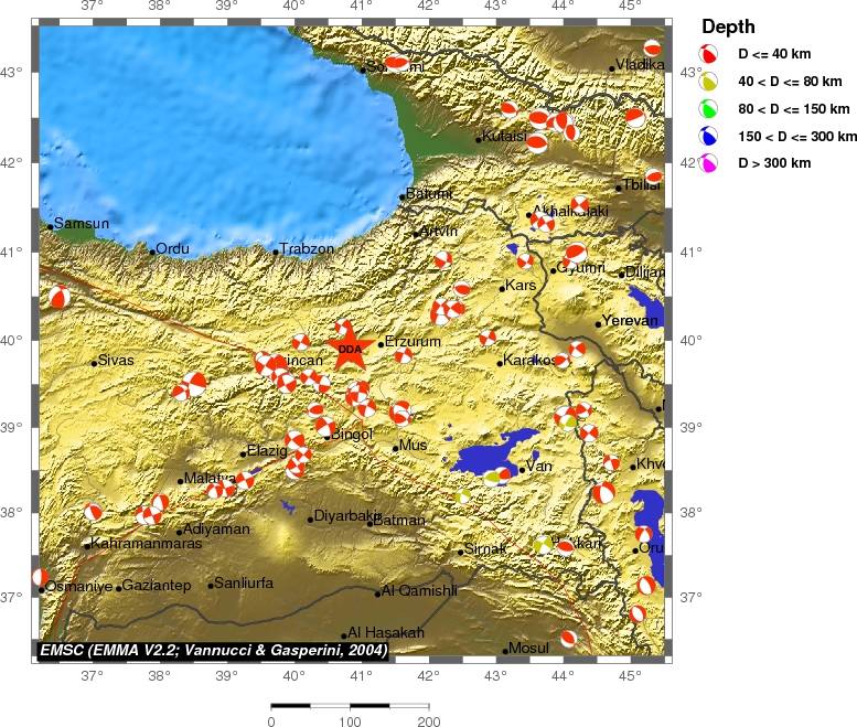 Regional moment Tensor