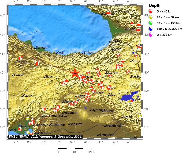 Regional moment Tensor