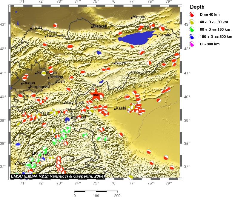 Regional moment Tensor