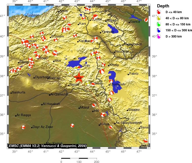 Regional moment Tensor