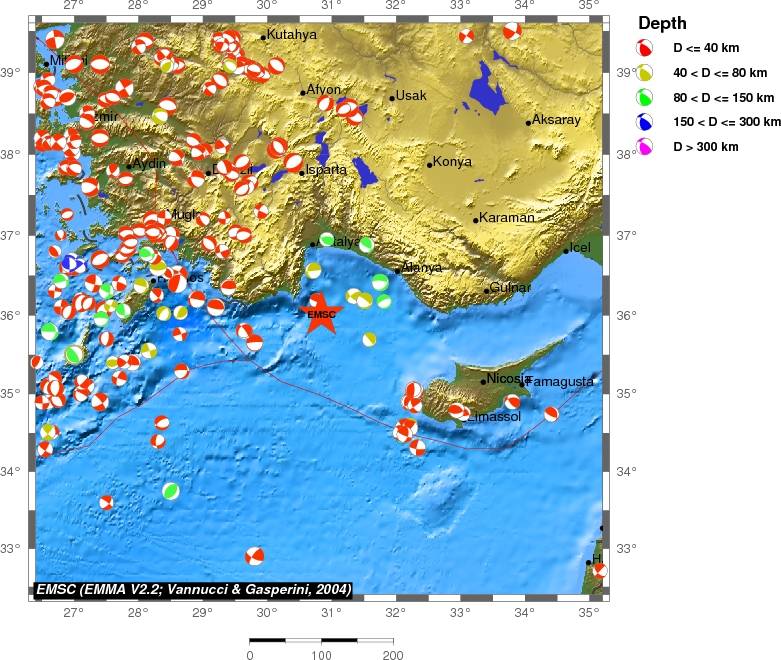 Regional moment Tensor