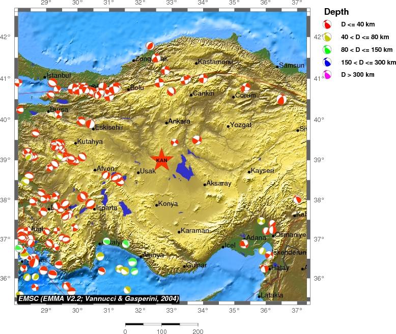 Regional moment Tensor