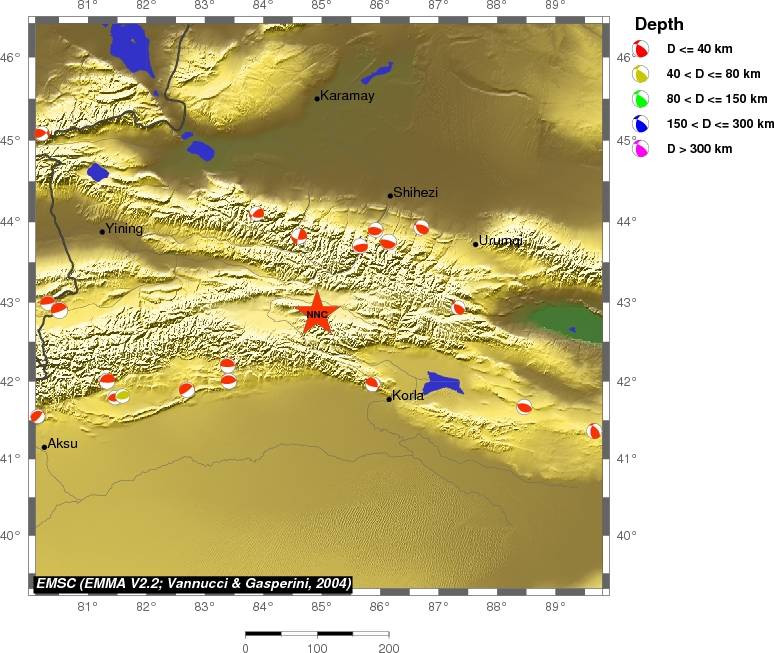 Regional moment Tensor