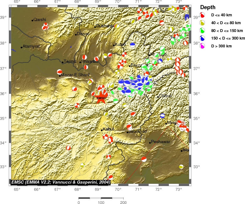 Regional moment Tensor