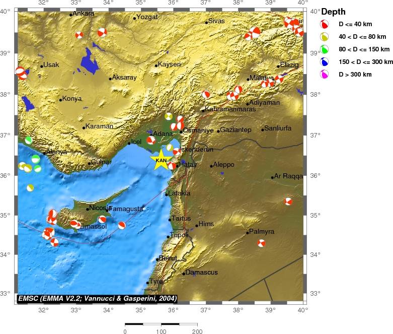 Regional moment Tensor