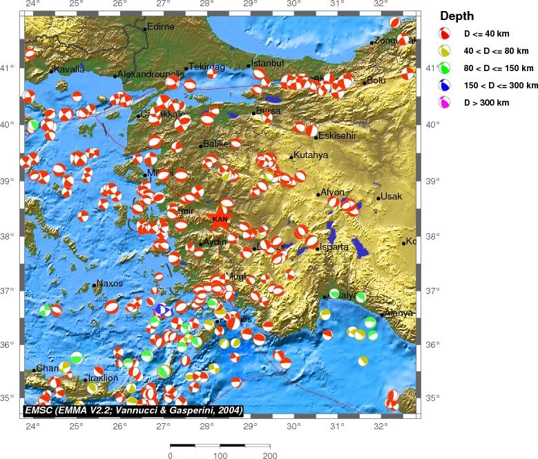 Regional moment Tensor