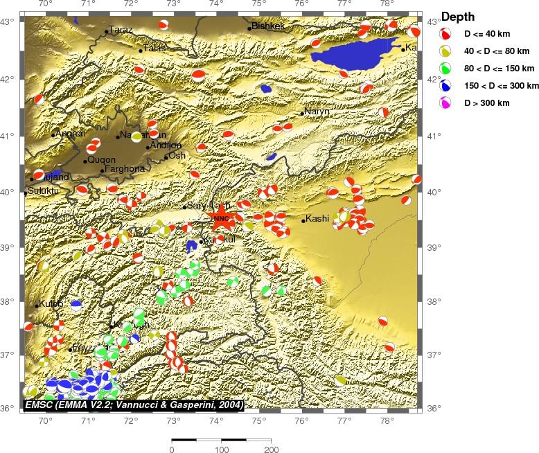 Regional moment Tensor