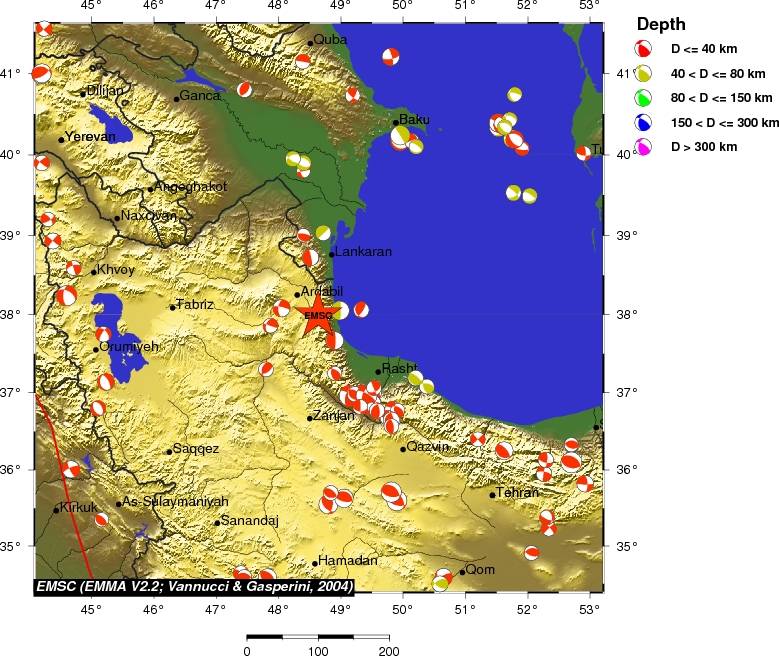 Regional moment Tensor