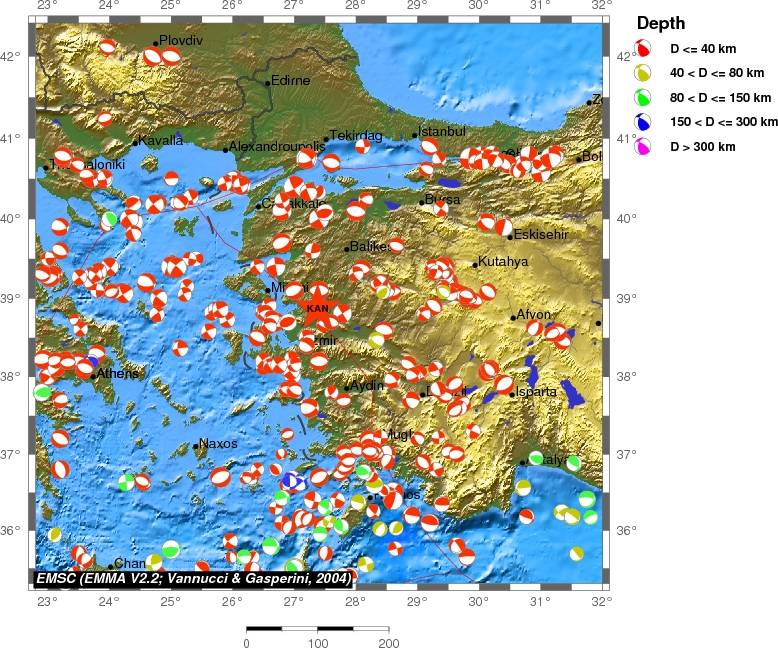 Regional moment Tensor