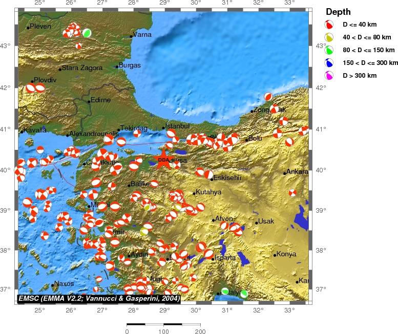 Regional moment Tensor