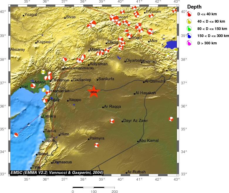 Regional moment Tensor