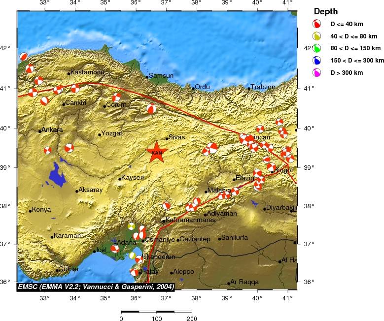 Regional moment Tensor