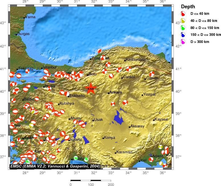 Regional moment Tensor