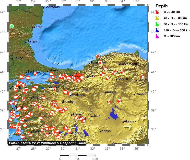 Regional moment Tensor