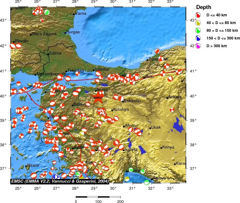 Regional moment Tensor