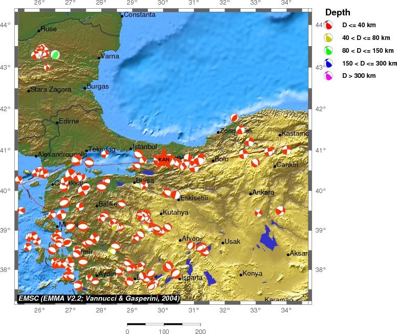 Regional moment Tensor