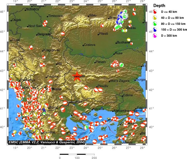 Regional moment Tensor