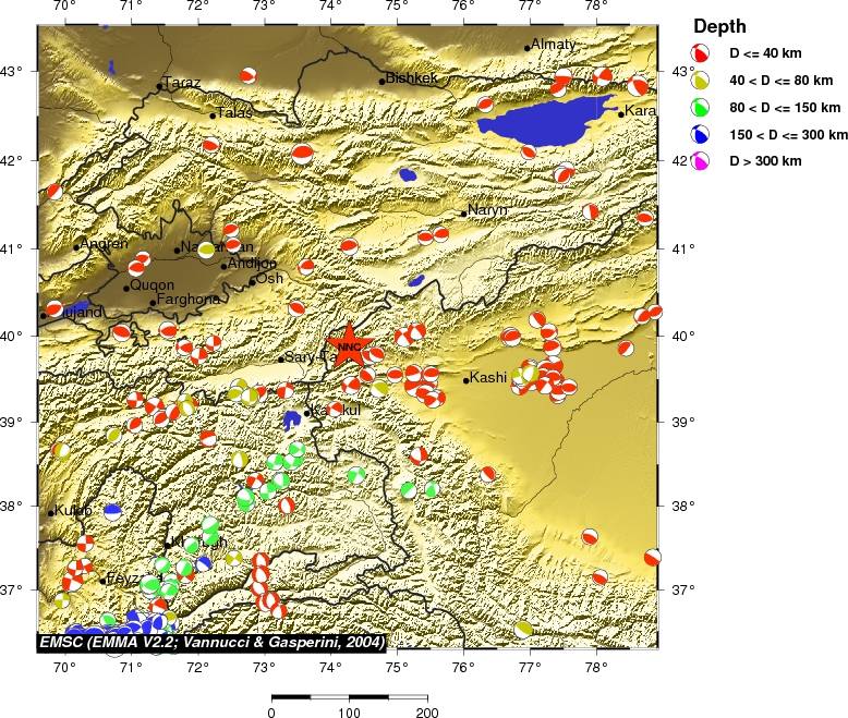 Regional moment Tensor