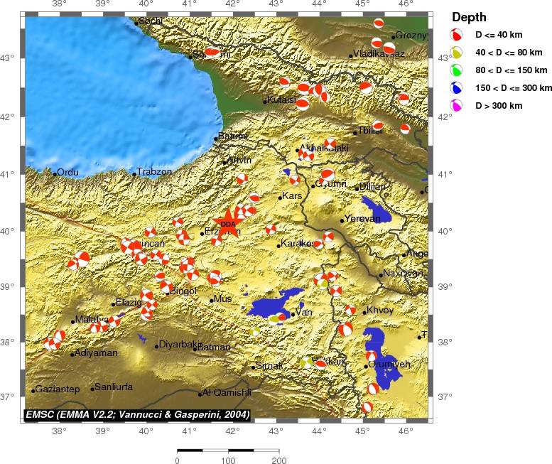 Regional moment Tensor