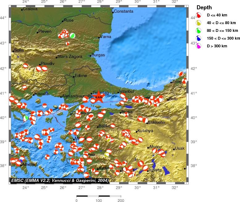 Regional moment Tensor