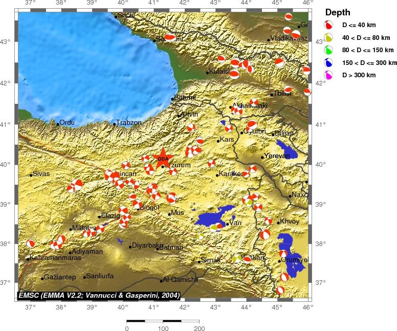 Regional moment Tensor